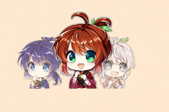 draw cute chibi anime art