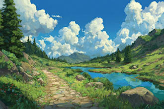 make you cinematic anime with animated background