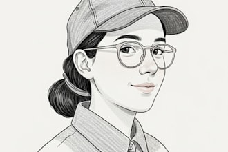 draw portrait illustration from photo