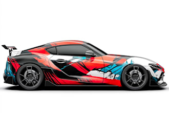 design a vehicle wrap, car wrap, food truck wrap