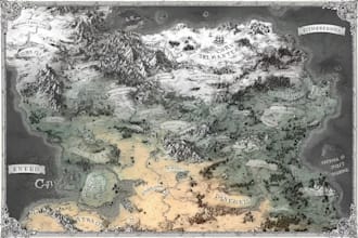 make fantasy world map illustration regional cartography dnd campaign map