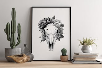 design printable wall art for your shop or home