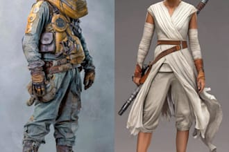 design your sci fi and star wars character