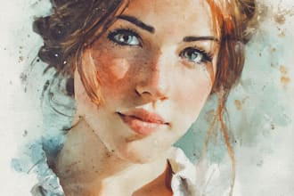 paint watercolor painting from your photo