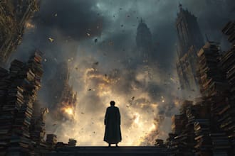 design fantasy, sci fi, horror, and dystopian book cover art