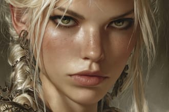design and illustrate realistic characters