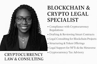 deliver signed and stamped US law firm legal opinion for crypto projects