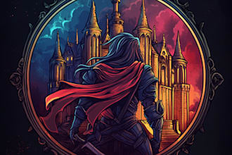 create a fantasy game logo