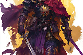 design original medieval, fantasy, rpg, mmorpg game logo