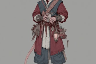 design custom dnd party portraits and group art