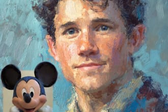 make your portrait in charming disney animation style