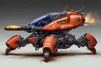 design scifi vehicles for you