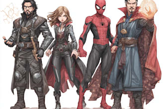 did superhero cartoon character for you