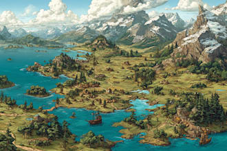 drawing your fantasy map illustration art