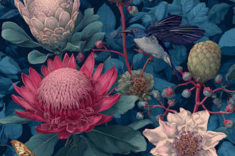 create amazing botanical illustration