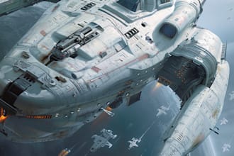 model hard surface scifi vehicles, spaceships