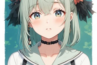 draw a anime portrait