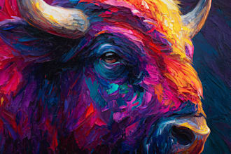 animal color abstract art