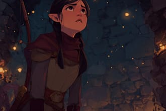 draw dungeons and dragons or oc illustration