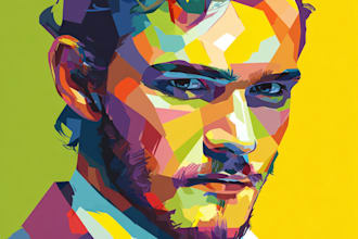 make a beautiful wpap pop art portrait