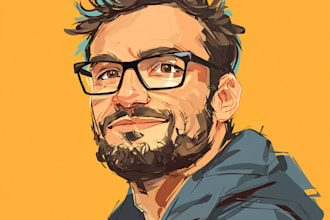 draw amazing cartoon caricature portrait from your photo