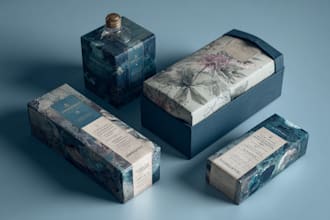 design custom product packaging and labels