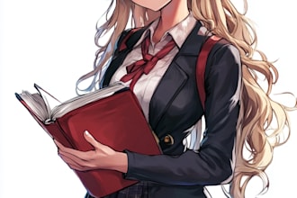 draw anime character illustration
