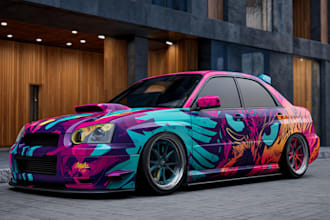 make eye catching your car and vehicle wrap design