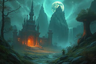 create fantasy environment concept art
