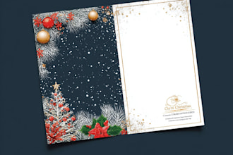 elegant christian invitation card wedding, baptism