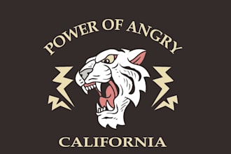 design unique cougar logo with express delivery