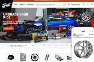 design auto parts shopify store automobile auto part website car part store