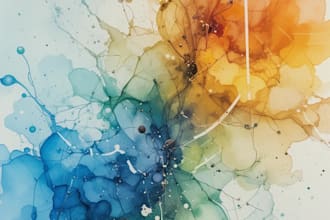 create watercolor seamless pattern