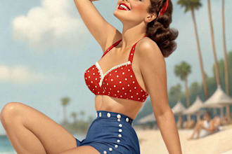 do a pin up girl and pin up girl and art