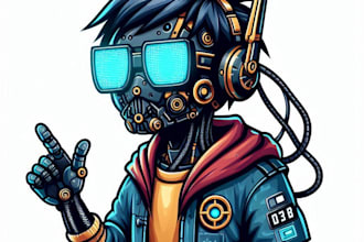 make an as a cyberpunk style character