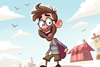 create bighead cartoon caricature from your photo