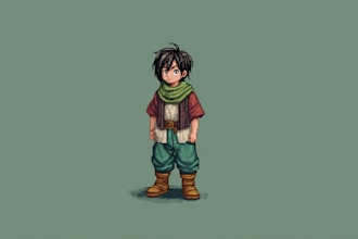 make a game sprite character for you