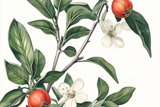 design vector botanical illustrations of flowers