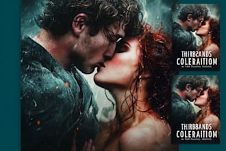 do illustrated romance book cover design