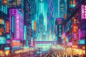 create a professional cyberpunk nft crypto art for you