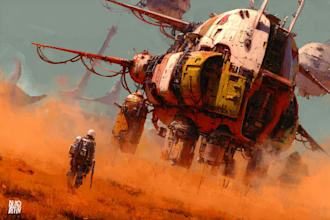 sci fi illustration and sci fi art