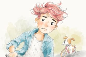create fantasy watercolor characters and illustrations