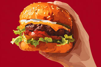 design food pop art of your food pop art