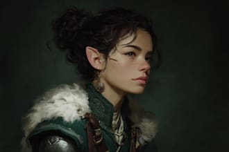turn a photo of you into a magical illustrated potrait