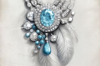 design fashionable jewelry pieces and collections
