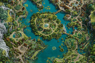 draw custom fantasy map for you
