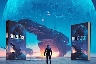 design fantasy, romance and sci fi book covers