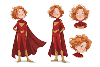 make super hero character design