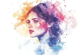 make a digital watercolor illustration