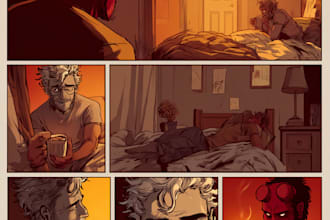 draw a comic page for you